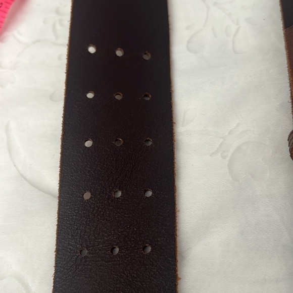 1937 accessories size S genuine leather made in USA Y2K chunky - Picture 3 of 10